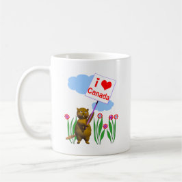 Canadian Beaver Lieben Kanada Tasse