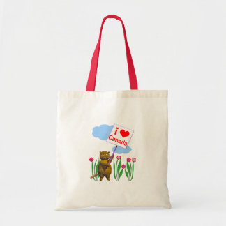 Canadian Beaver Lieben Kanada Tragetasche