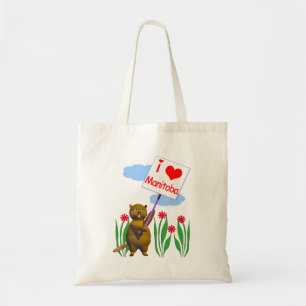 Canadian Beaver Lieben Manitoba Tragetasche