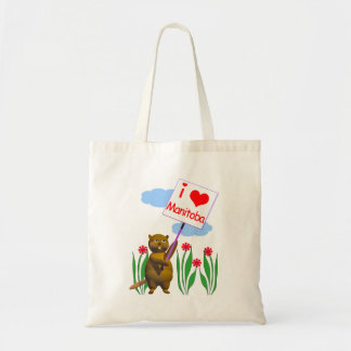 Canadian Beaver Lieben Manitoba Tragetasche