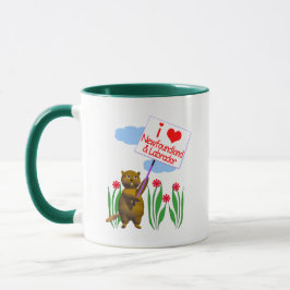 Canadian Beaver Lieben Neufundland, Labrador Tasse
