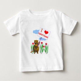 Canadian Beaver Lieben Saskatchewan Baby T-shirt