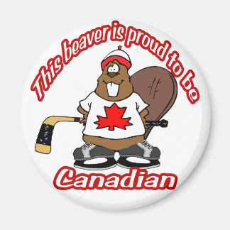 Canadian Beaver Magnet