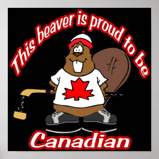 Canadian Beaver Poster