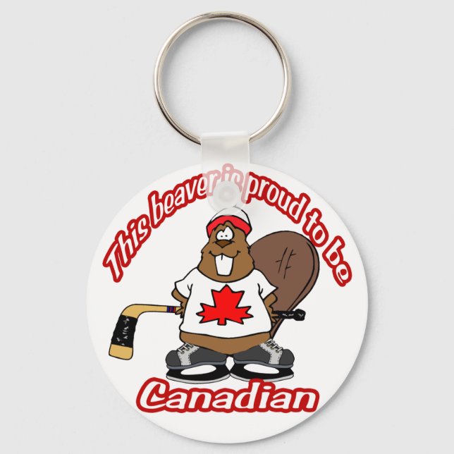 Canadian Beaver Schlüsselanhänger (Vorderseite)