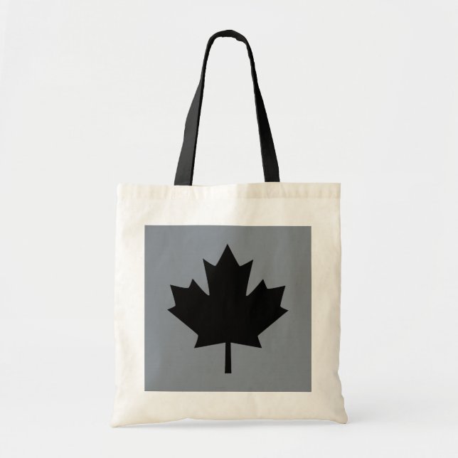 Canadian Black Maple Leaf Display Tragetasche (Vorne)