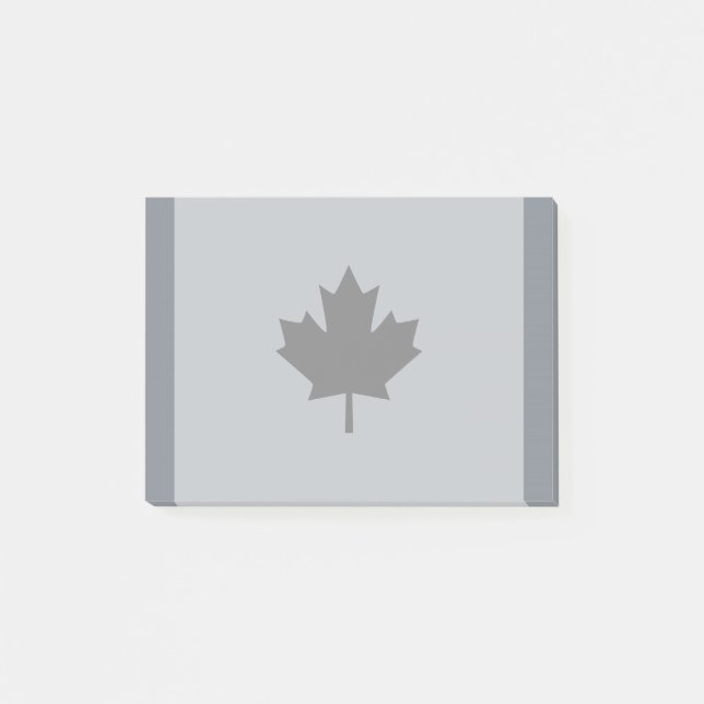 Canadian Black Maple Leaf Graphic Post-it Klebezettel (Vorderseite)