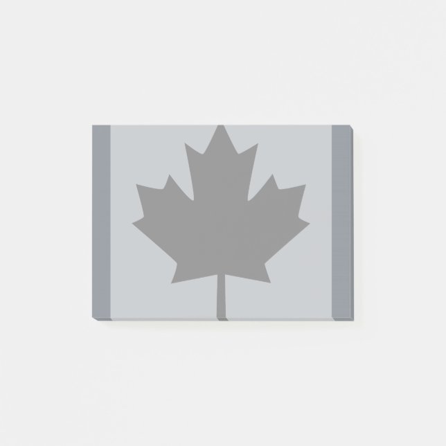 Canadian Black Maple Leaf Graphic Post-it Klebezettel (Vorderseite)