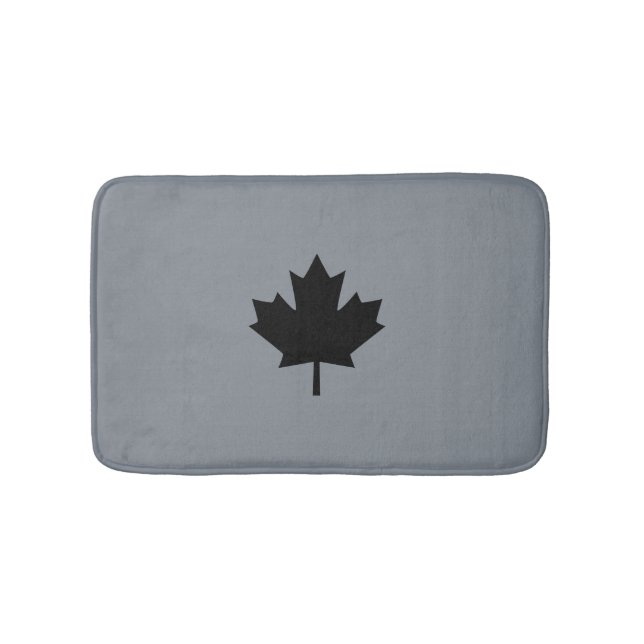 Canadian Black Maple Leaf Stil Badematte (Vorderseite)