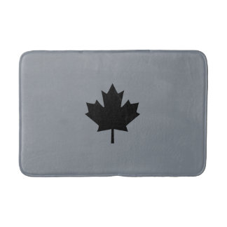 Canadian Black Maple Leaf Stil Badematte