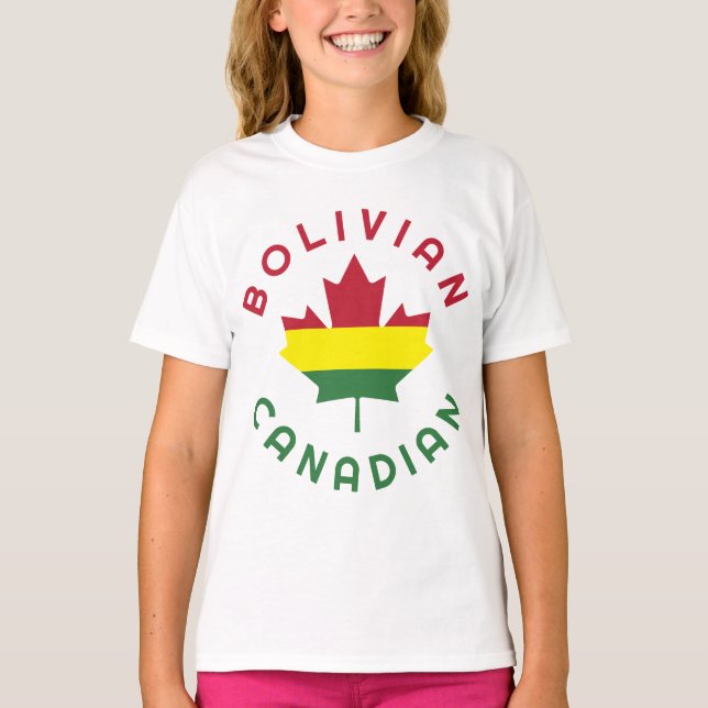 Canadian Bolivian Roots T-Shirt (Vorderseite)