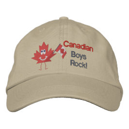 Canadian Boys Rock Bestickte Baseballkappe