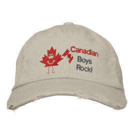 Canadian Boys Rock Bestickte Baseballkappe