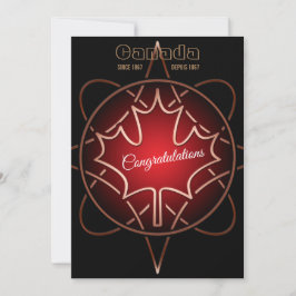 Canadian Citizenship Flat Grußkarte Karte