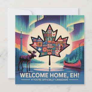 Canadian Citizenship Gratulations Card Feiertagskarte