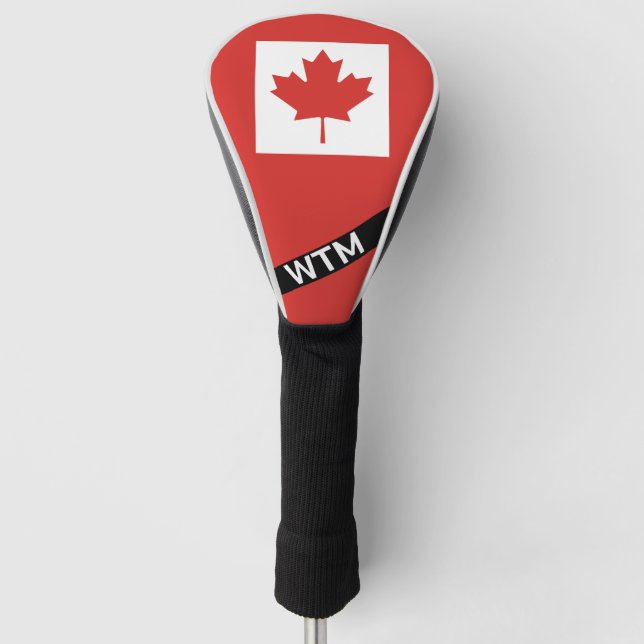 Canadian Custom Golf Head Cover Golf Headcover (Vorderseite)