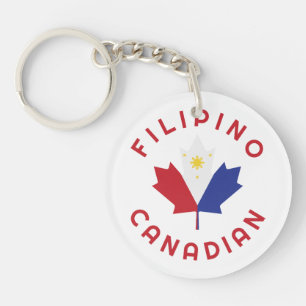 Canadian Filipino Roots Schlüsselanhänger