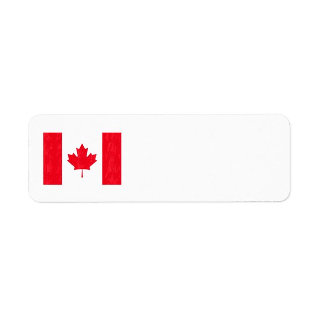 CANADIAN FLAG Address Labels (Vorne)