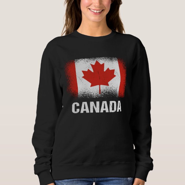 Canadian Flag Canada Sweatshirt (Vorderseite)