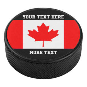 Canadian Flag Custom Hockey Puck Sport Geschenk Id