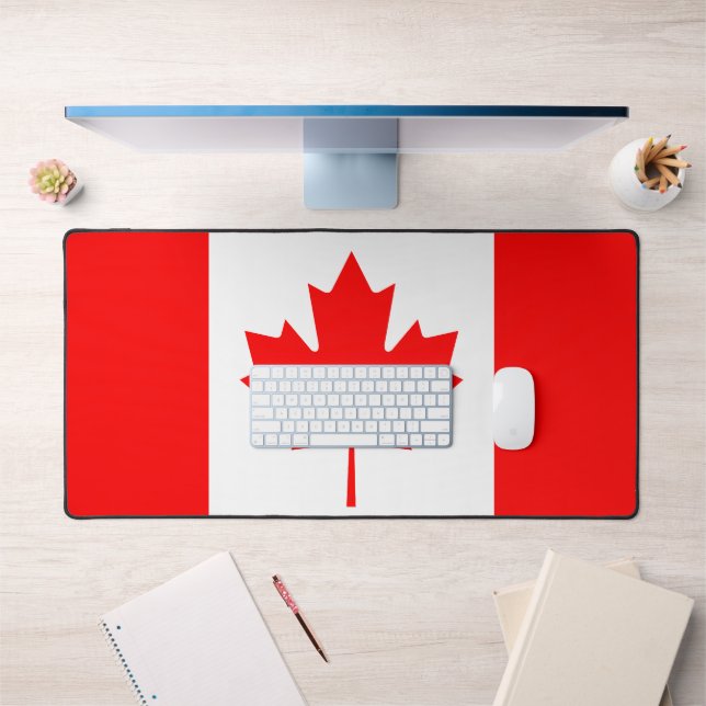 Canadian flag of Canada custom XL mouse pad Schreibtischunterlage (Büro 1)