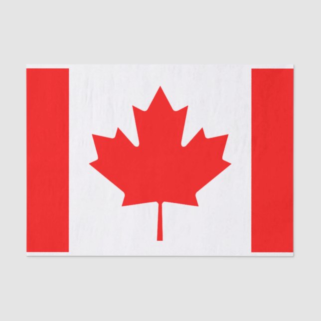 Canadian flagge DIY Geschenkpapier Seidenpapier (Vorderseite)
