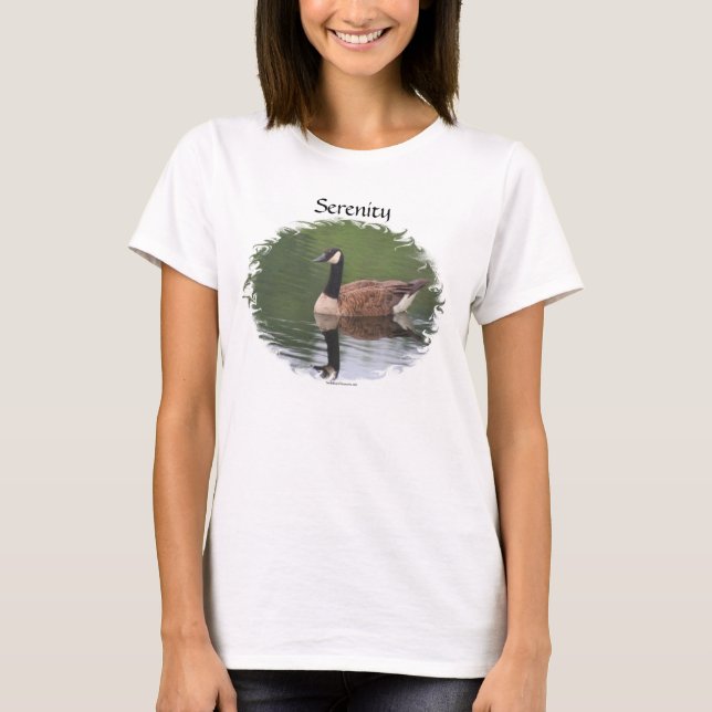 Canadian Gänse Nature Foto Serenity T - Shirt (Vorderseite)