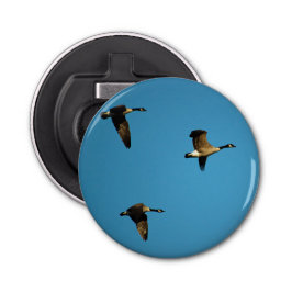 Canadian geese in flight flaschenöffner