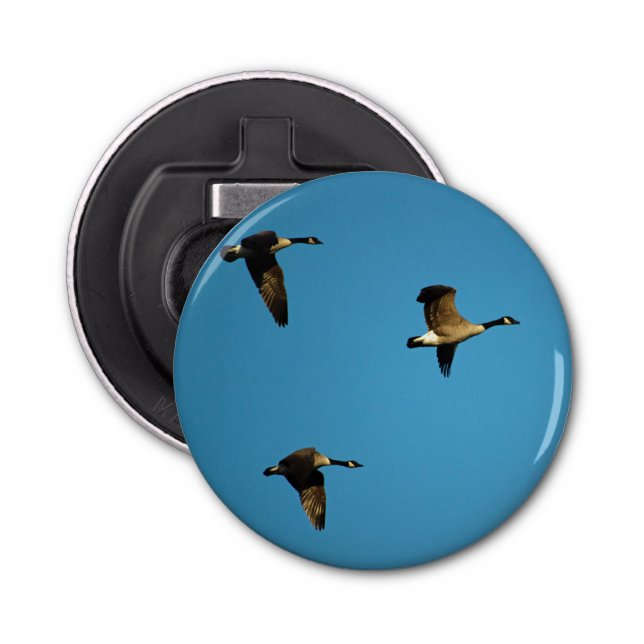 Canadian geese in flight flaschenöffner (Vorderseite)