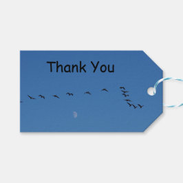 Canadian geese in flight geschenkanhänger