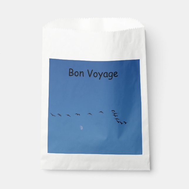 Canadian geese in flight geschenktütchen (Vorderseite)