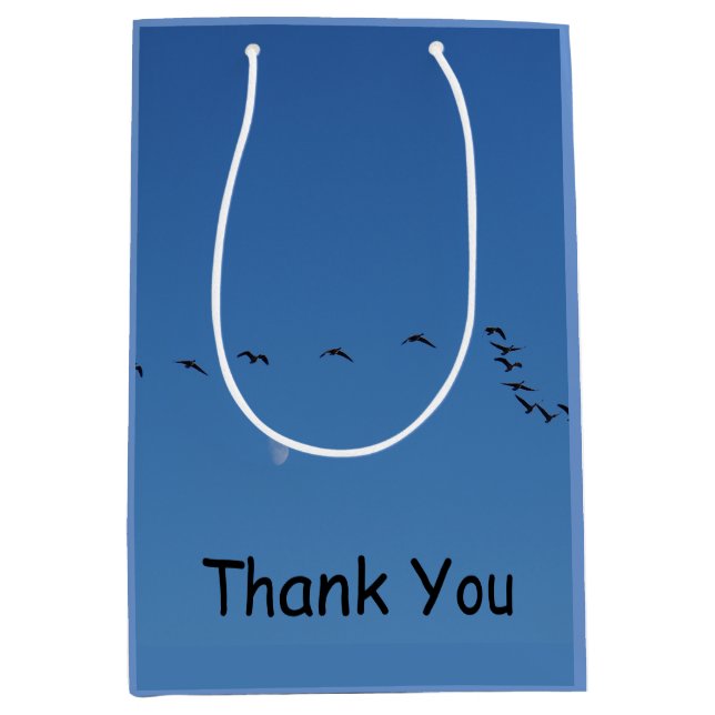 Canadian geese in flight mittlere geschenktüte (Vorderseite)