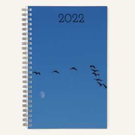 Canadian geese in flight notizbuch