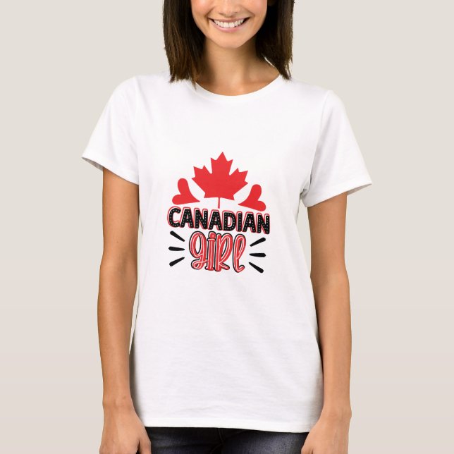 Canadian Girl T-Shirt (Vorderseite)