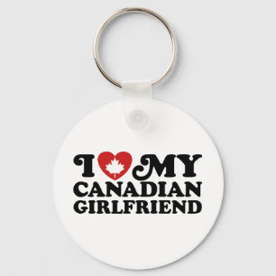 Canadian Girlfriend Schlüsselanhänger