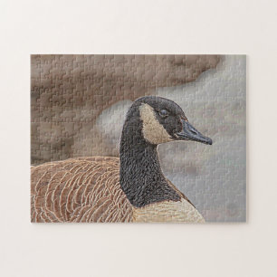Canadian Goose Portrait Puzzle