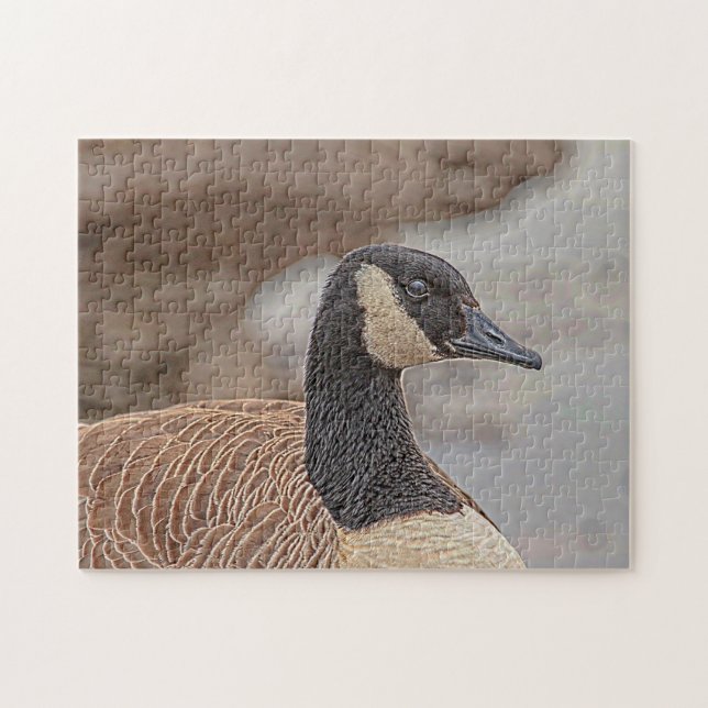 Canadian Goose Portrait Puzzle (Horizontal)