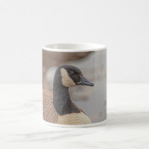 Canadian Goose Portrait Tasse