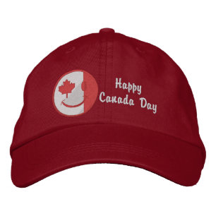 Canadian Happy Face Eh Team Bestickte Kappe