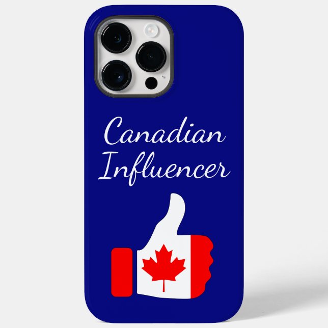 Canadian Influencer hebt den Leuchtturm C auf Case-Mate iPhone Hülle (Rückseite)
