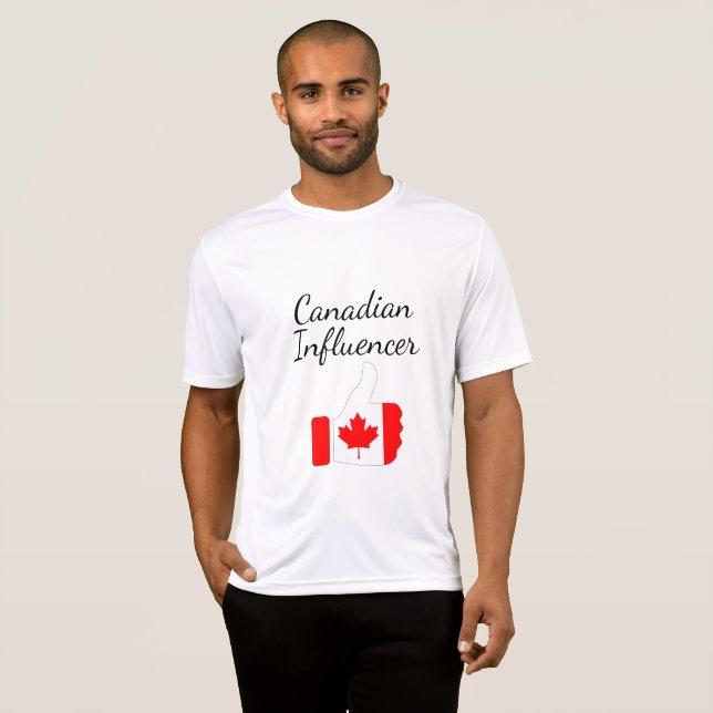 Canadian Influencer hebt den Lighthouse-Weg auf T-Shirt (Vorne ganz)