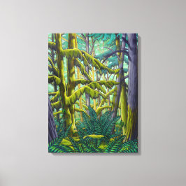 Canadian Landscape Malerei Forest Canvas Print Leinwanddruck