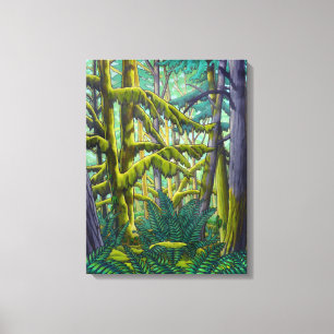 Canadian Landscape Malerei Forest Canvas Print Leinwanddruck