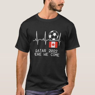 Canadian Liebe Football Canada Flag Jersey Soccer T-Shirt