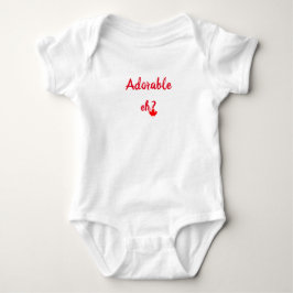 Canadian Maple Leaf Adorable Eh Baby Strampler