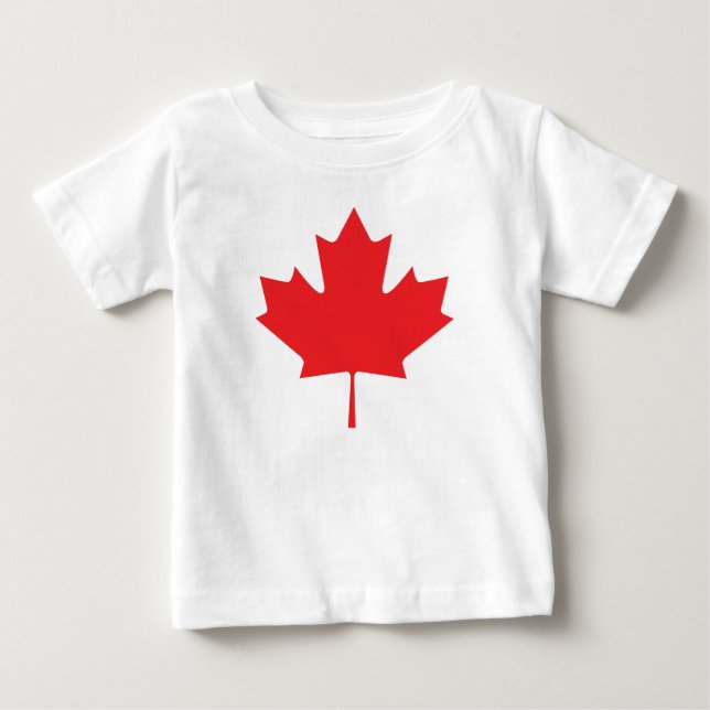 Canadian Maple Leaf Baby T-shirt (Vorderseite)
