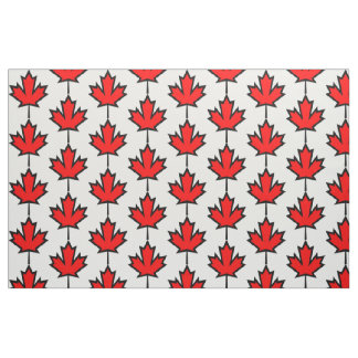 Canadian Maple Leaf Fabric Stoff