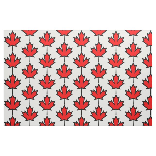Canadian Maple Leaf Fabric Stoff (Fat Quarter (45,7 x 55,9 cm))