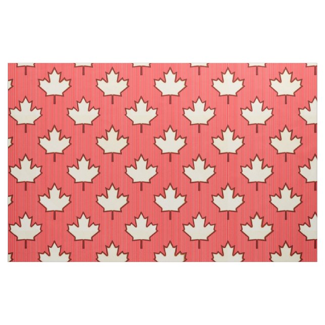 Canadian Maple Leaf Fabric Stoff (Fat Quarter (45,7 x 55,9 cm))
