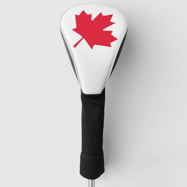 Canadian Maple Leaf Golf Headcover (Vorderseite)